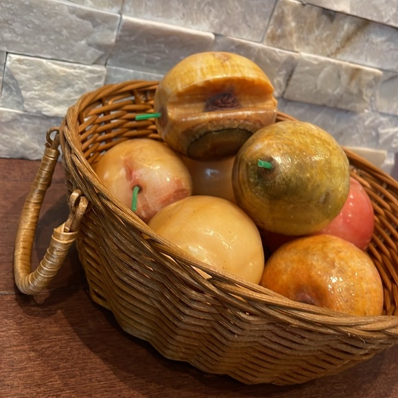 Vintage Italian Marble fruit collection - Picture 2 of 10